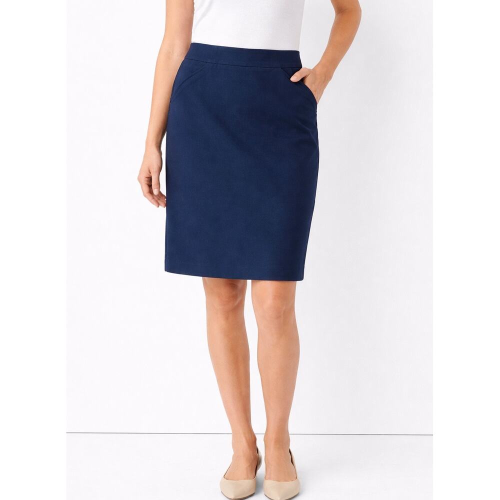 J. Crew Factory Navy Pencil Skirt Size 00